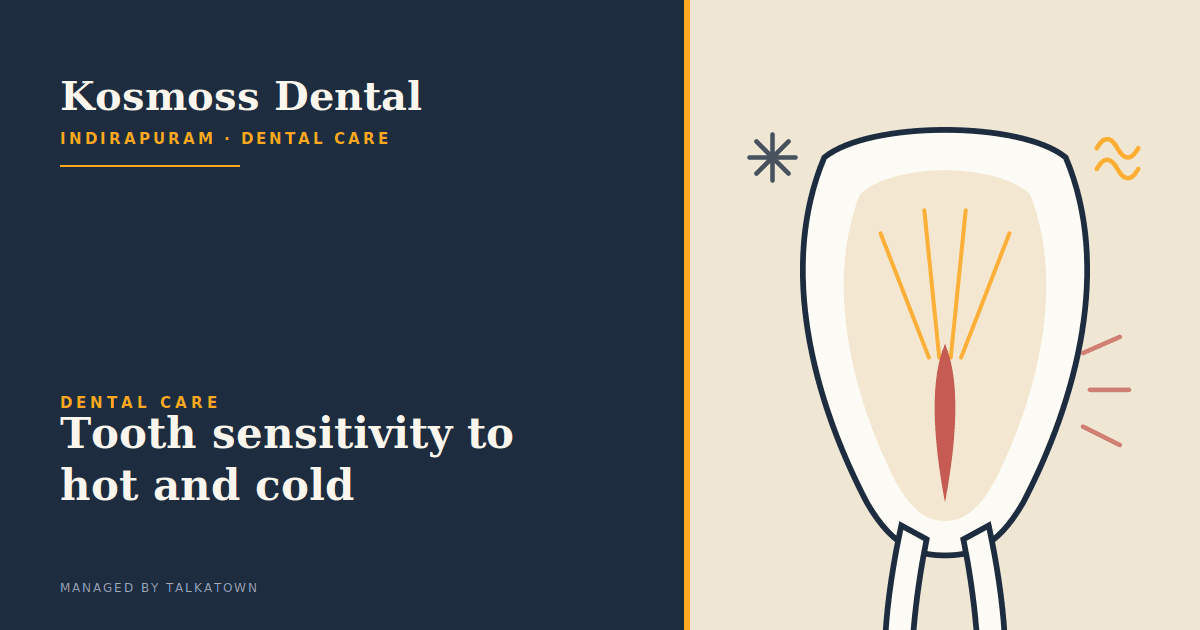 Tooth sensitivity to hot and cold: causes and what helps